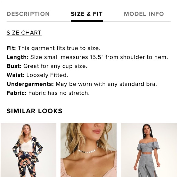 Lost + Wander crop top S - Picture 6 of 9